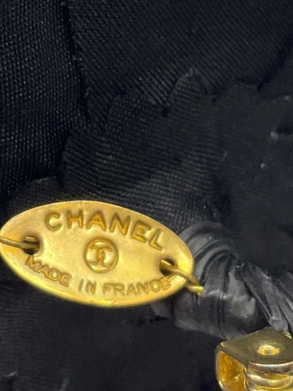 CHANEL black camellia